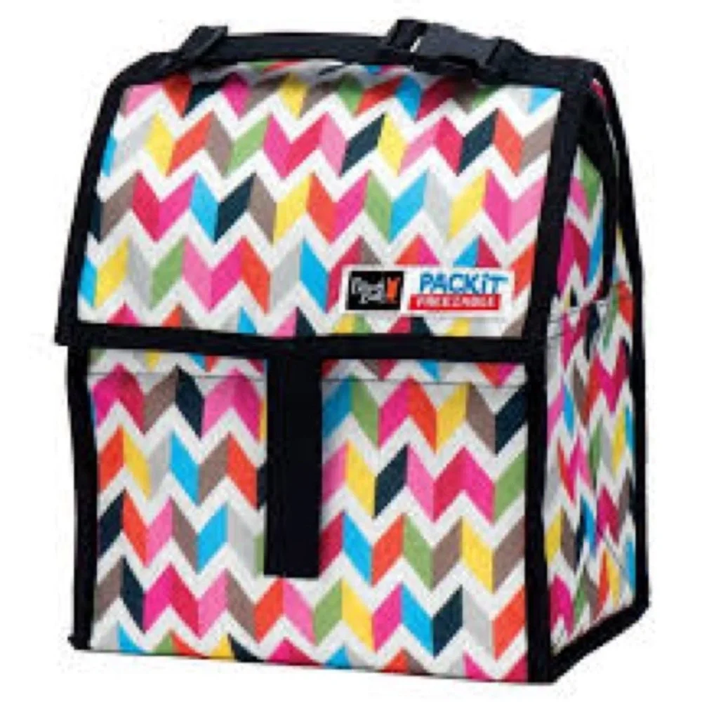 PackIt Freezable Chevron Lunch Bag